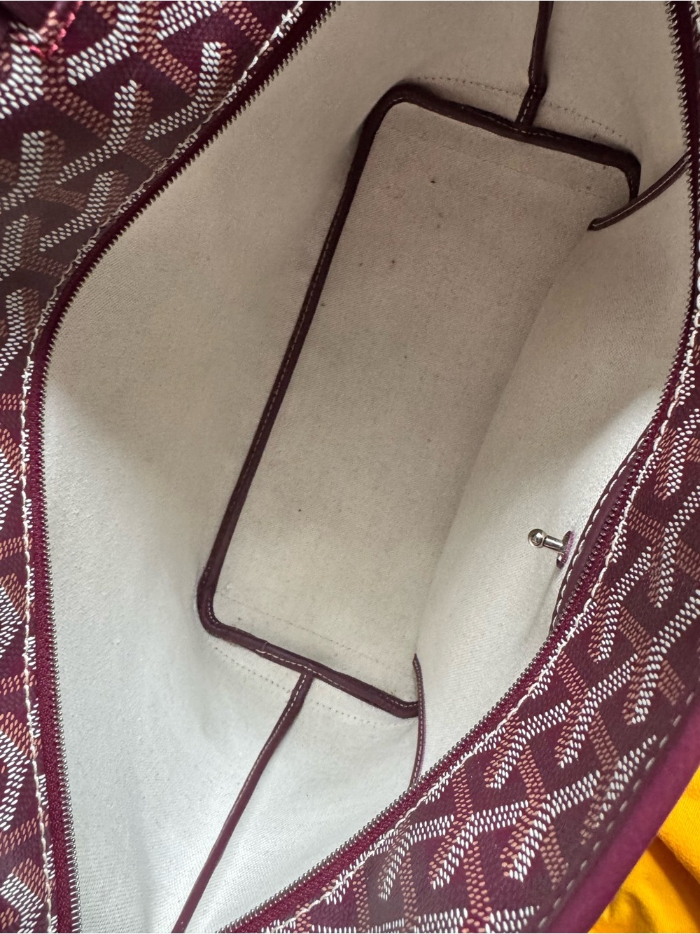 Goyard Sac Artois PM Tote Bag Burgundy - Picture 13 of 16